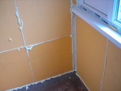 Isolation du balcon avec de la mousse de polystyrène extrudé 1